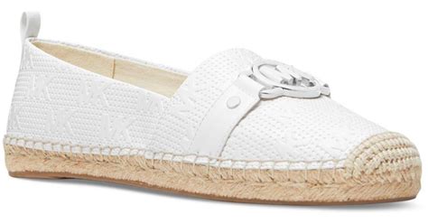 michael kors white men shoes|Michael Kors white flats.